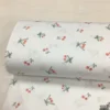 Cherry Bow %100 Pamuk Nevresimlik Poplin Kumaş