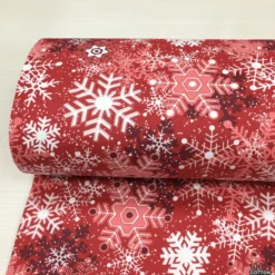 Kar Taneleri Nevresimlik Flanel Pazen Kumaş - Görsel 4