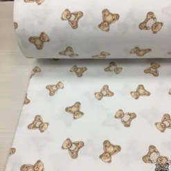 Sevimli Ayıcıklar Nevresimlik Flanel Pazen Kumaş - Görsel 3
