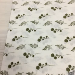 Green Sprigs %100 Pamuk Nevresimlik Poplin Kumaş - Görsel 2
