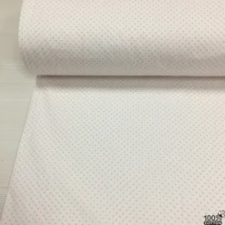 Pudra Puanlı %100 Pamuk Nevresimlik Poplin Kumaş - Görsel 3