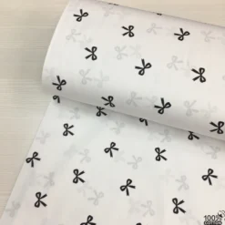 Elegant Ribbon %100 Pamuk Nevresimlik Poplin Kumaş - Görsel 2