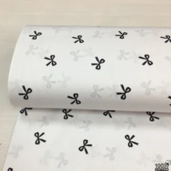 Elegant Ribbon %100 Pamuk Nevresimlik Poplin Kumaş