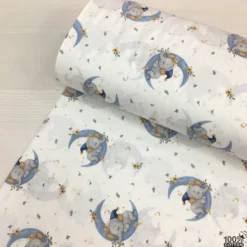 Baby Elephant Lullaby %100 Pamuk Nevresimlik Poplin Kumaş - Görsel 2
