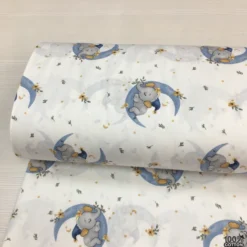 Baby Elephant Lullaby %100 Pamuk Nevresimlik Poplin Kumaş