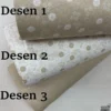 Vintage Stitched %100 Pamuk Nevresimlik Poplin Kumaş