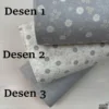Vintage Stitched %100 Pamuk Nevresimlik Poplin Kumaş