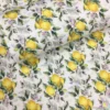 Lemon & Blossom Dijital Panama Keten Kumaş