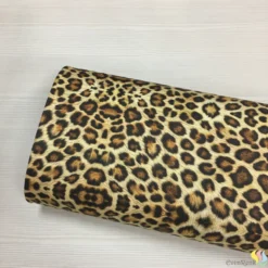 Leopar Dijital Panama Keten Kumaş - Görsel 3
