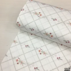 Little Bouquet %100 Pamuk Nevresimlik Poplin Kumaş - Görsel 3