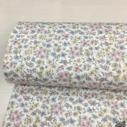 Soft Floral Breeze %100 Pamuk Nevresimlik Poplin Kumaş - Görsel 4
