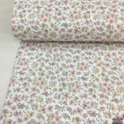 Soft Floral Breeze %100 Pamuk Nevresimlik Poplin Kumaş - Görsel 4