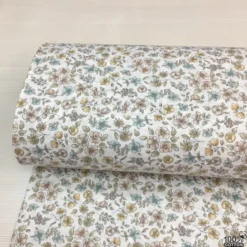 Soft Floral Breeze %100 Pamuk Nevresimlik Poplin Kumaş - Görsel 4