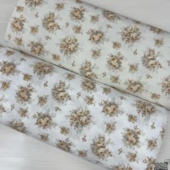 Palace Roses %100 Pamuk Nevresimlik Poplin Kumaş