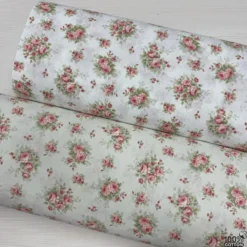 Palace Roses %100 Pamuk Nevresimlik Poplin Kumaş