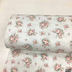 Palace Roses  %100 Pamuk Nevresimlik Poplin Kumaş - Görsel 4