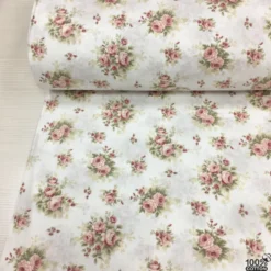 Palace Roses %100 Pamuk Nevresimlik Poplin Kumaş - Görsel 5