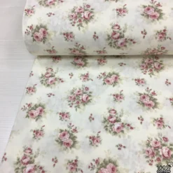Palace Roses %100 Pamuk Nevresimlik Poplin Kumaş - Görsel 3