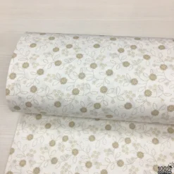 Vintage Stitched %100 Pamuk Nevresimlik Poplin Kumaş - Görsel 2