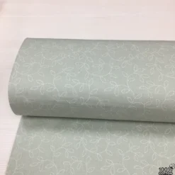 Vintage Stitched %100 Pamuk Nevresimlik Poplin Kumaş - Görsel 4