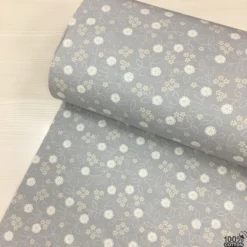 Vintage Stitched %100 Pamuk Nevresimlik Poplin Kumaş - Görsel 3
