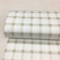 Floral Check %100 Pamuk Nevresimlik Poplin Kumaş - Görsel 2