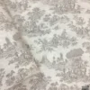 Toile de Jouy %100 Pamuk Nevresimlik Poplin Kumaş