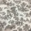 Toile de Jouy %100 Pamuk Nevresimlik Poplin Kumaş