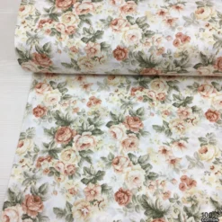 Shabby Chic %100 Pamuk Nevresimlik Poplin Kumaş - Görsel 3