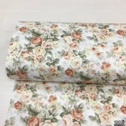 Shabby Chic %100 Pamuk Nevresimlik Poplin Kumaş