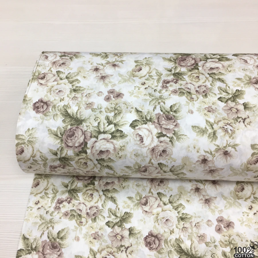 Shabby Chic %100 Pamuk Nevresimlik Poplin Kumaş