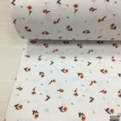 Serene Floral Nevresimlik Flanel Pazen Kumaş - Görsel 3
