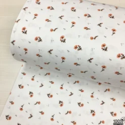 Serene Floral Nevresimlik Flanel Pazen Kumaş
