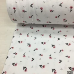 Serene Floral Nevresimlik Flanel Pazen Kumaş - Görsel 3