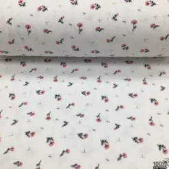 Serene Floral Nevresimlik Flanel Pazen Kumaş - Görsel 2