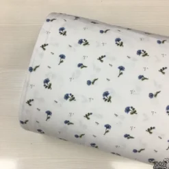 Serene Floral Nevresimlik Flanel Pazen Kumaş - Görsel 4