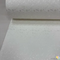 Krem Renk Desenli Pike Takımlık Şönil Kumaş - Görsel 3