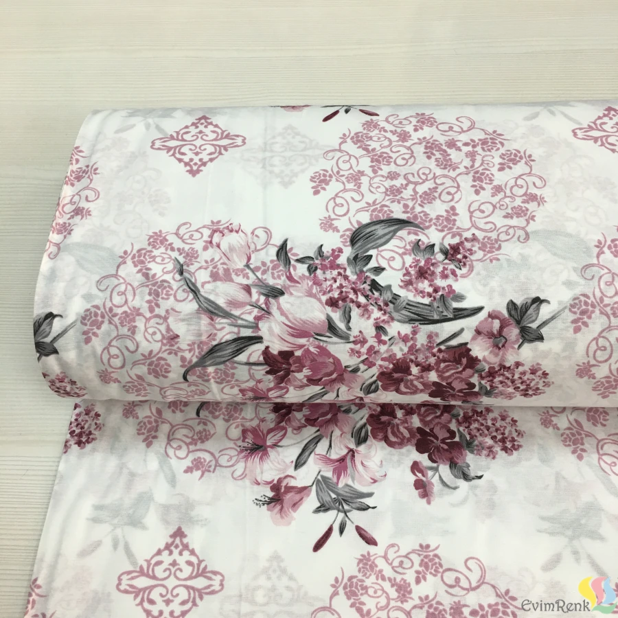 Desenli Polycotton Kumaş